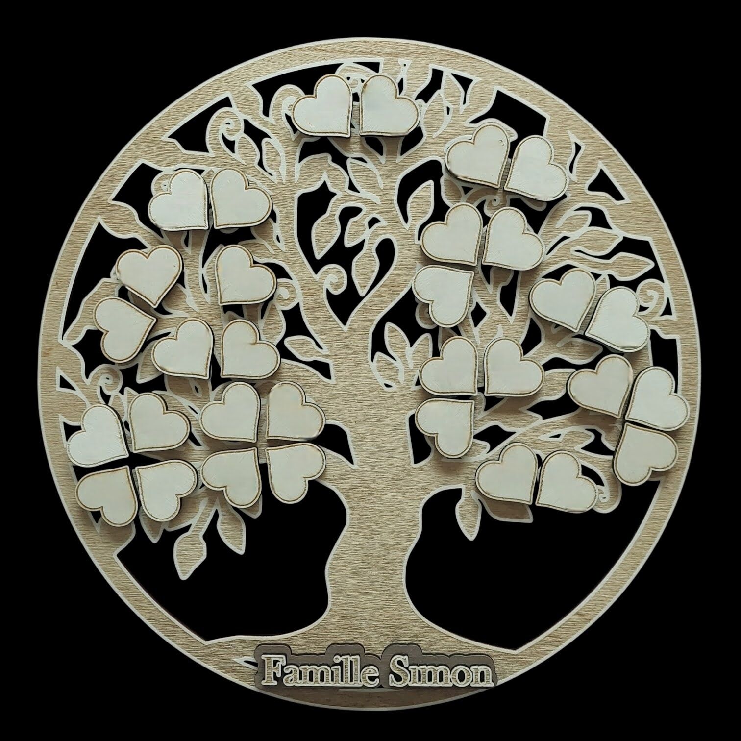 Arbre de vie en bois personnalisable – Image 3