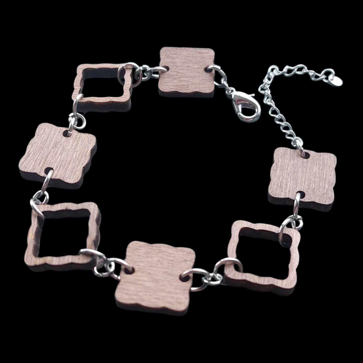 Bracelet bois carré – Image 2